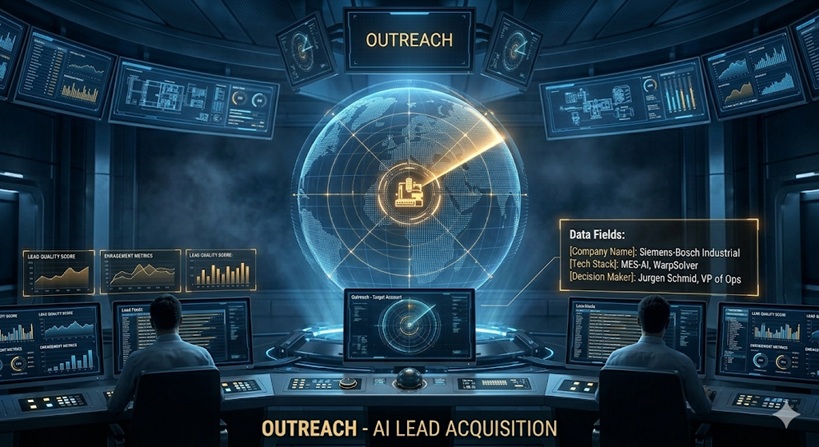 AI B2B outbound lead generation for machinery sales